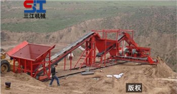 淘金機械工作現場(chǎng)
